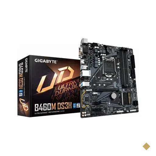 Placa Mãe Gigabyte B460M DS3H (Intel B460/LGA 1200/M.2/Rev.1.0)
