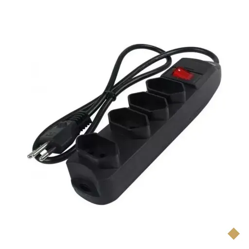Filtro de Linha Green 4 Tomadas Bivolt Preto