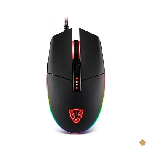 Mouse Gamer Motospeed V50 RGB 4000dpi Optico Preto USB