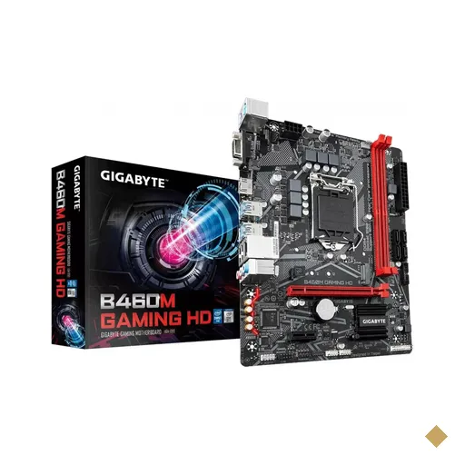 Placa Mãe Gigabyte B460M Gaming HD (Intel B460/LGA 1200/M.2/Rev.1.0)