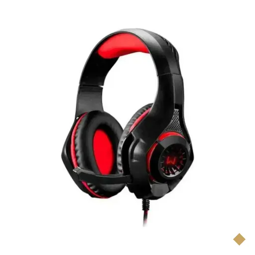 Headset Gamer Warrior Rama P3+USB Xbox/PS4 LED Vermelho