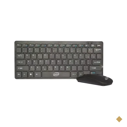 Kit Teclado e Mouse NewLink CK104 Combo Ultra Slim Wireless