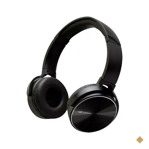 Headset C3Tech Dobrável PH-110BK P2 - Preto