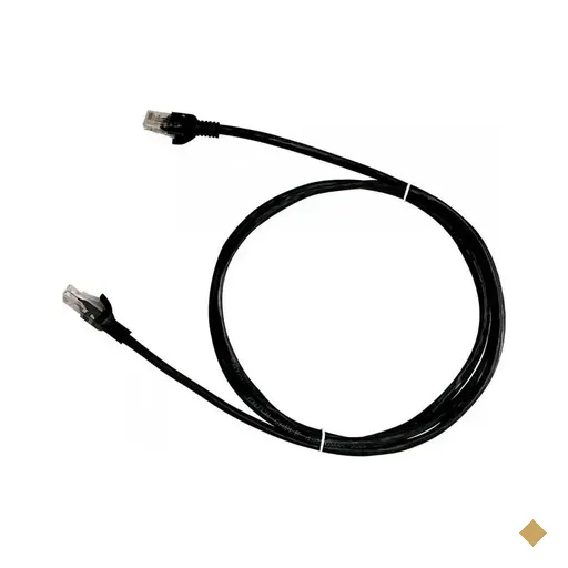Cabo de Rede RJ-45 CAT6e 1,5m Preto - Pluscable