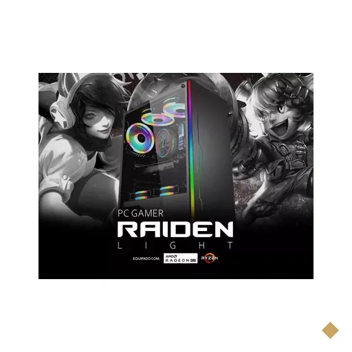 PC Gamer Raiden Light AMD Edition (AMD Ryzen 5 3600, 8GB DDR4-2666, Intel A320…