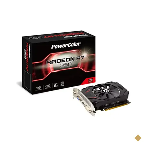 Placa de Vídeo PowerColor AMD R7 250 2GB GDDR5 128-bit PCI Express 3.0