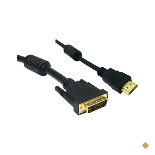 Cabo Conversor HDMI (M) x DVI-I (M) 2m c/ Filtro Preto - Storm