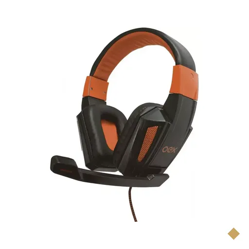Headset OEX Combat HS-205 P2 - Preto/Laranja
