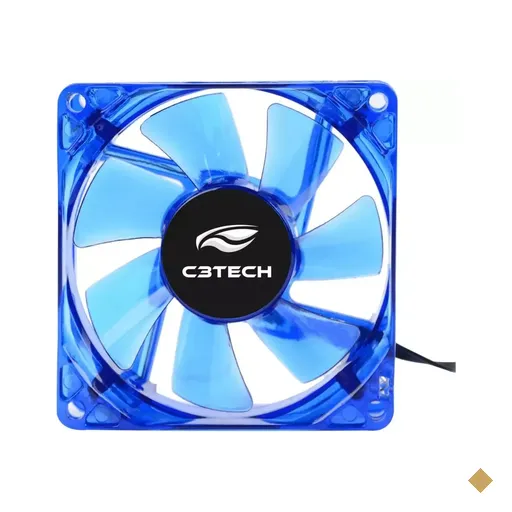 Fan Cooler C3 Tech Storm 80mm LED Azul F7-L50BL