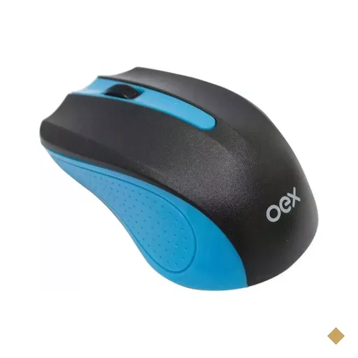 Mouse OEX Experience MS-404 Optical Wireless Azul/Preto