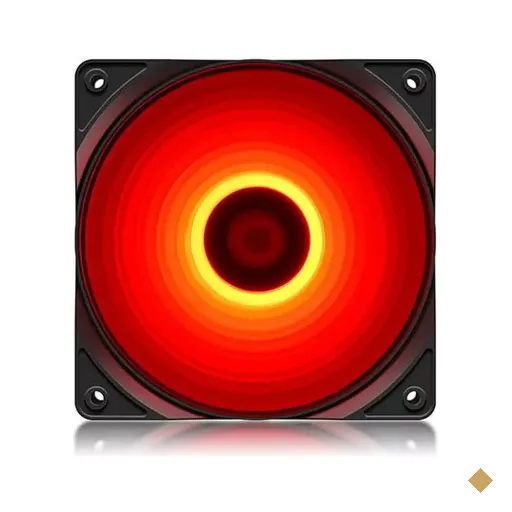 Fan Cooler Deepcool RF120RD 120mm LED Vermelho DP-FLED-RF120-RD