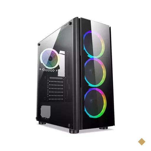 Gabinete Gamer Liketec Streamer V2 RGB, Vidro Temperado, Com 6 Fans, Mid Tower…