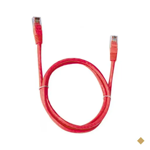 Cabo de Rede RJ-45 CAT6e 2,5m Vermelho - Pluscable