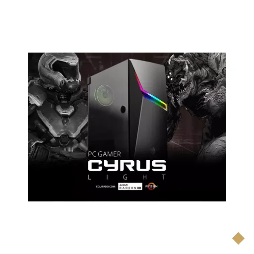 PC Gamer Cyrus Light AMD Edition (AMD Ryzen 5 3600, 8GB DDR4-2666, AMD A320…