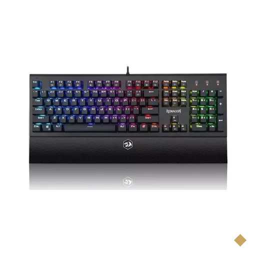 Teclado Mecânico Gamer Redragon Dark Aryaman RGB com Switch Outemu MK2 Blue…