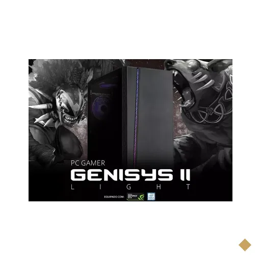 PC Gamer Genisys II Lite Intel Edition (Intel Core i3-9100F Quad-Core, 8GB…