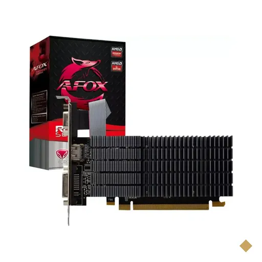 Placa de Vídeo AFOX Radeon R5 220 Low Profile 2GB DDR3 64-bit PCI-Express 2.0…