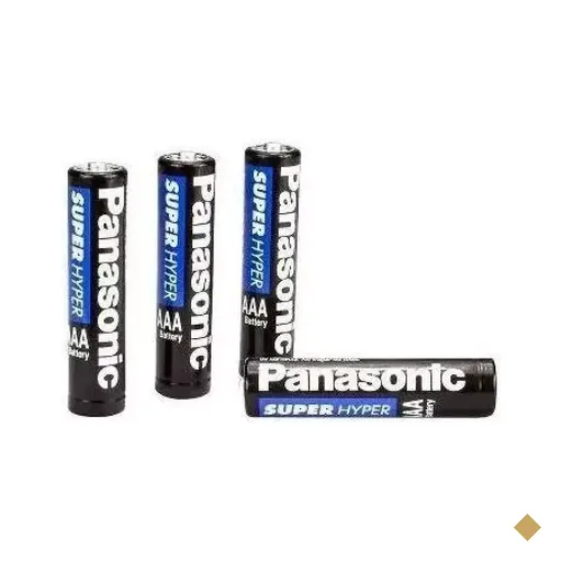 4 Pilhas AAA Super Hyper R03UAL/4B400 - Panasonic