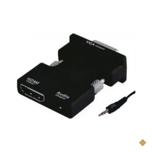 Adaptador HDMI (F) x VGA (HDB15) (F) com Áudio - MD9