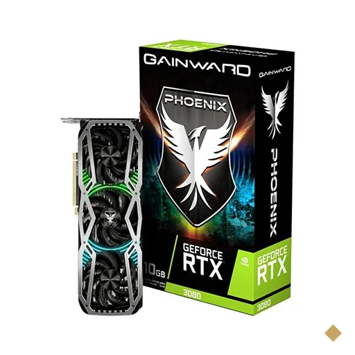 Placa de Video Gainward GeForce RTX 3080 Phoenix V1 LHR 10GB GDDR6X 320-bit -…