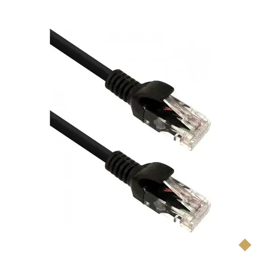 Cabo de Rede RJ-45 CAT5e 5m Preto - Pluscable