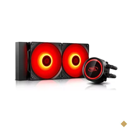WaterCooler DeepCool GAMMAXX L240T Red 240mm Intel/AMD