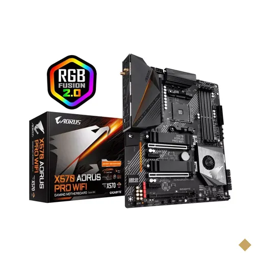 Placa Mãe Gigabyte X570 Aorus Pro WiFi (Socket AM4/AMD X570/M.2/WiFi 6…