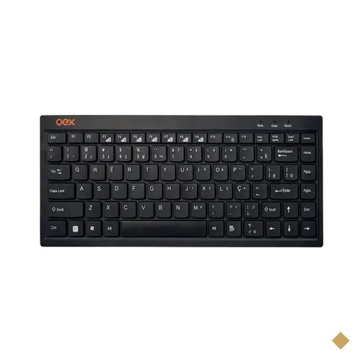 Teclado OEX Mini Flat TC-301 USB Preto