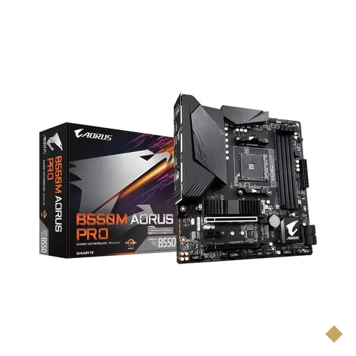 Placa Mãe Gigabyte B550M Aorus Pro (Socket AM4/AMD B550/M.2)