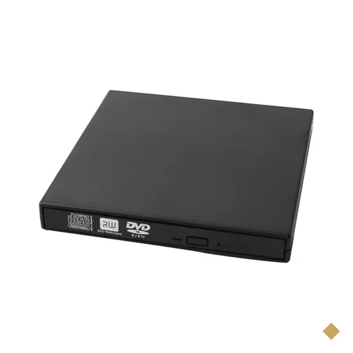 Gravador Externo Bluecase CD/DVD BGDE-02 Slim Portable USB 2.0 Preto