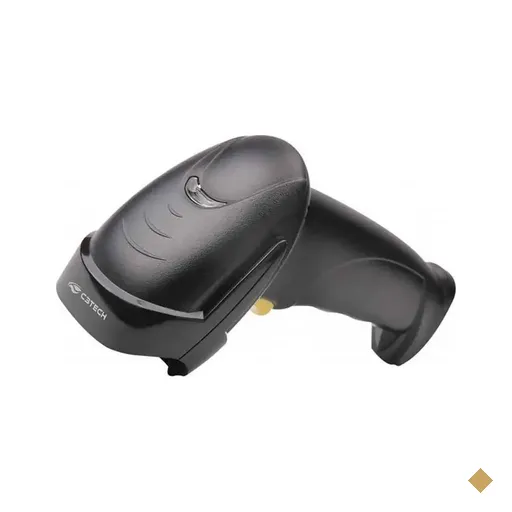 Leitor de Código de Barras Laser USB, 1D, LB-50BK Preto - C3Tech