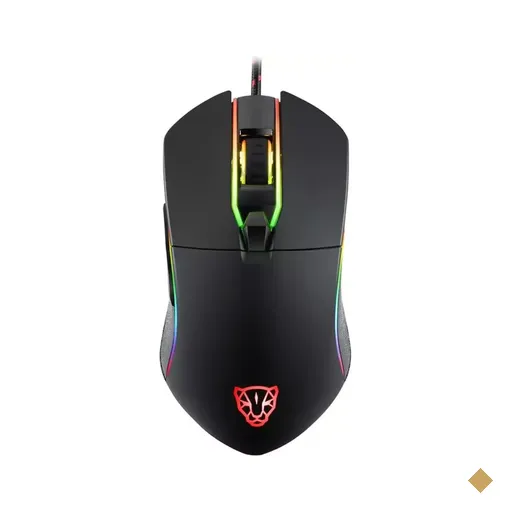 Mouse Gamer Motospeed V30 RGB 3500dpi Optico Preto USB