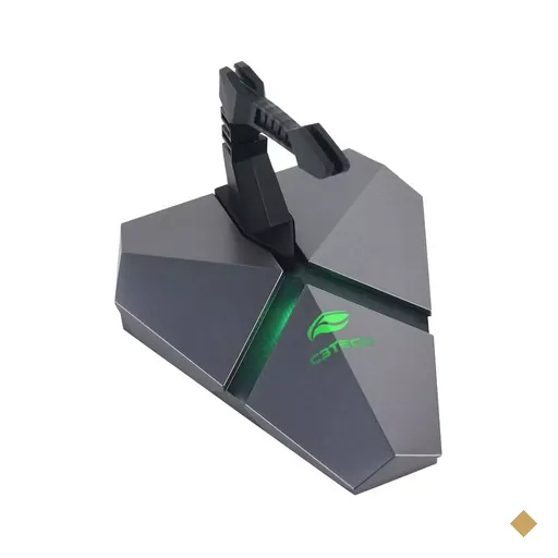 Mouse Bungee C3Tech MB-200SI Gamer c/ Hub USB e Leitor Micro SD Preto