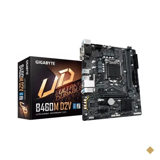 Placa Mãe Gigabyte B460M D2V (Intel B460/LGA 1200/M.2/Rev.1.0)