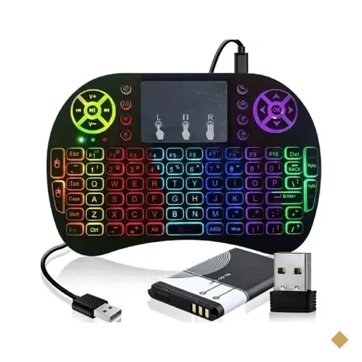 Mini Teclado Lelong Max, Sem Fio, Com LED - Le 7716
