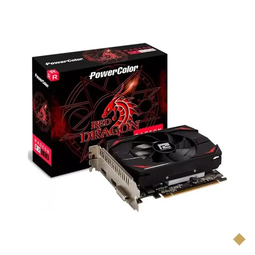 Placa de Vídeo PowerColor Radeon RX 550 Red Dragon 2GB GDDR5 64-bit PCI…