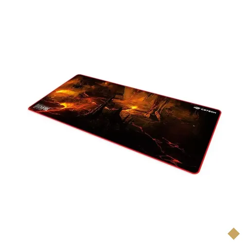 Mouse Pad Gamer C3tech Doom Fire MP-G1100 Speed Extra Grande (700x300mm)