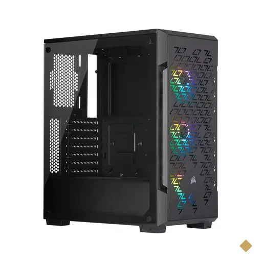 Gabinete Corsair iCUE 220T RGB Airflow, Lateral em Vidro Temperado, 3 Fans RGB