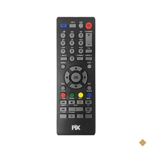 Controle Remoto Conversor Receptor Tv Digital Pix 4g Max