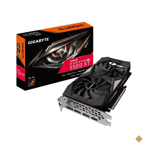 Placa de Vídeo Gigabyte Radeon RX 5500 XT D6 4GB GDDR6 128-bit PCI Express 4.0