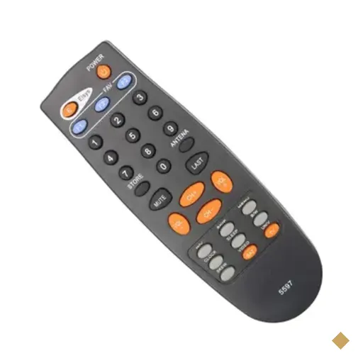 Controle Remoto Receptor - L-black / Digital Preto