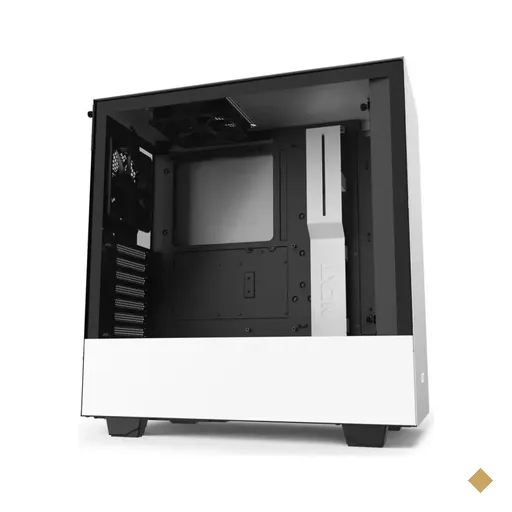 Gabinete NZXT H510, Lateral em Vidro Temperado, Mid Tower Preto/Branco