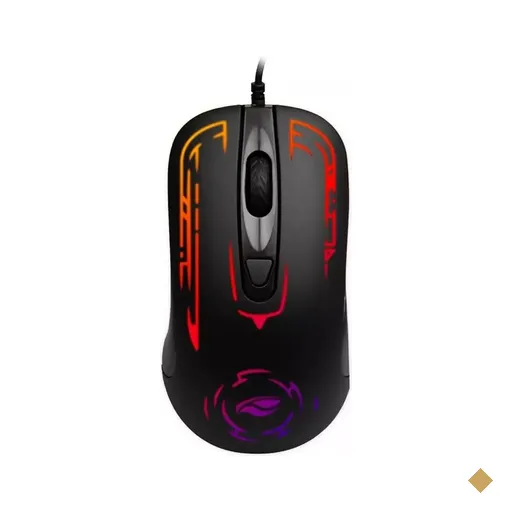 Mouse C3Tech Gamer MG-12BK Óptico 2400dpi LED USB Preto