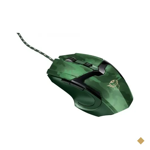 Mouse Trust Gamer GTX 101C GAV Óptico 4800dpi Camo Green USB