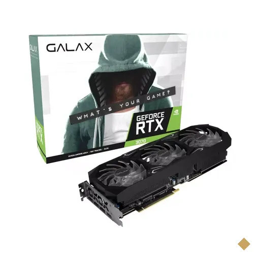 Placa de Vídeo GALAX GeForce RTX 3070 SG (1-Click OC) 8GB GDDR6 256-bit PCI-E…