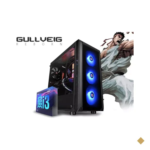PC Gamer Gullveig Reborn Light Intel Edition (Intel Core i3-9100F Quad-Core…