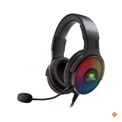 Headset Fortrek G Cruiser 7.1 RGB Rainbow Gamer USB Preto