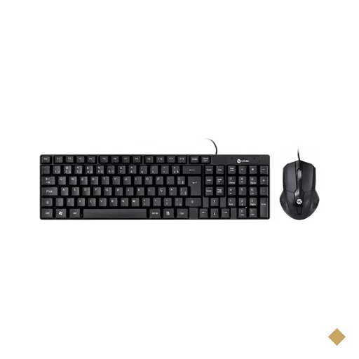 Kit Teclado e Mouse Vinik Corp CC200 USB Preto