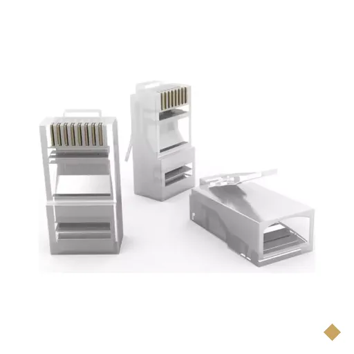 Conector RJ-45 CAT5E Transparente - (Pacote c/10 Unidades) - SohoPlus Furukawa