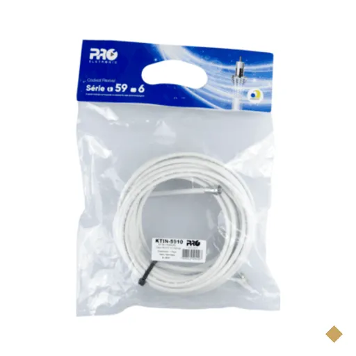 Kit De Instalacao - Cabo Rg59 10 Metros - Ktin-5910 [f083]
